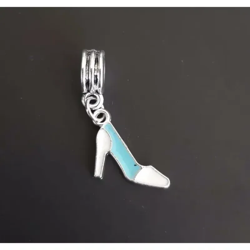 BERLOQUE RÓDIO BRANCO SALTO RESINA AZUL
