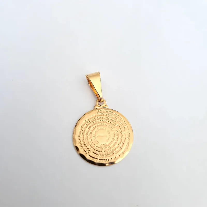 PINGENTE DOURADO PAI NOSSO 1,5CM