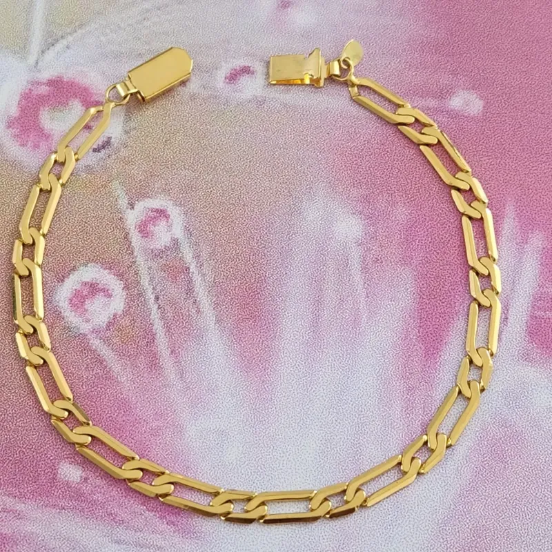 PULSEIRA DOURADA MASCULINA GRUMET