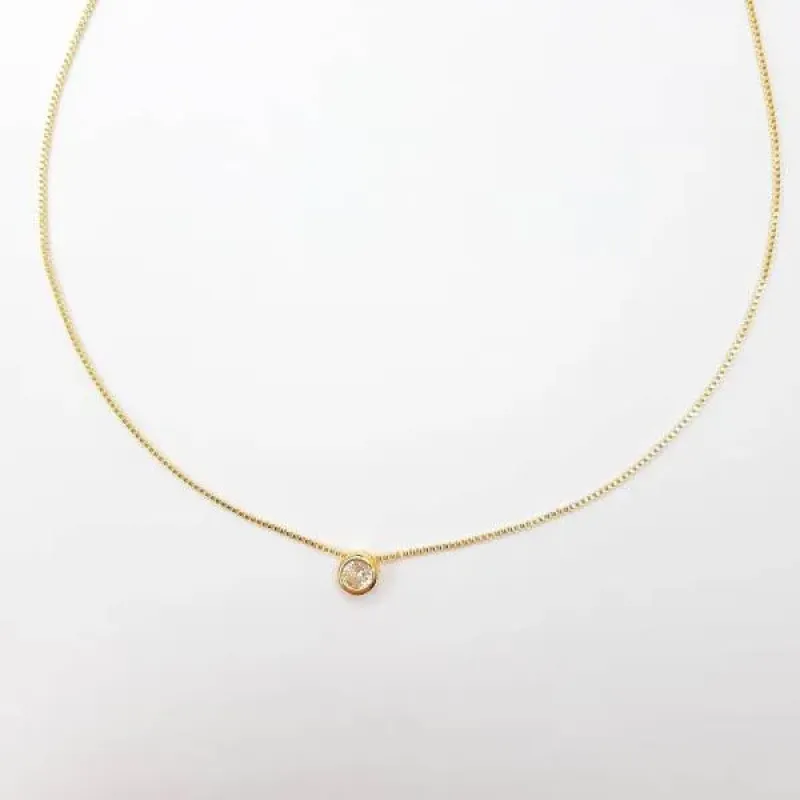 COLAR VENEZIANA PINGENTE PONTO DE LUZ 45+5CM