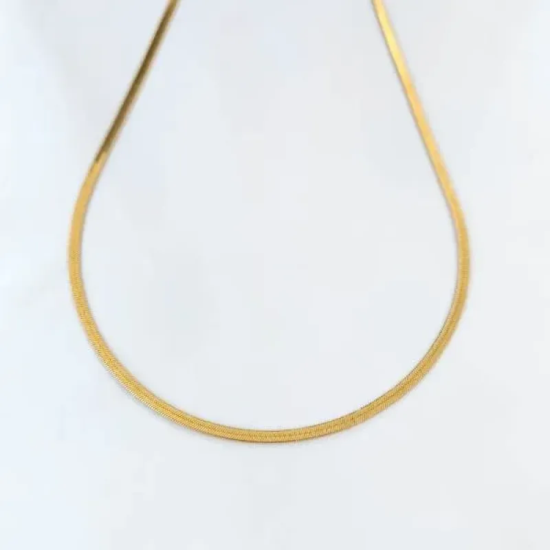 COLAR DOURADO MALHA 35CM