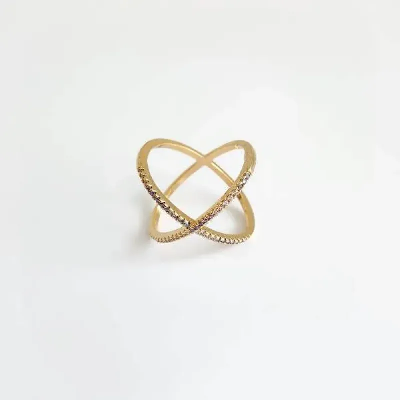 ANEL DOURADO X MICROZIRCÔNIAS COLORIDAS