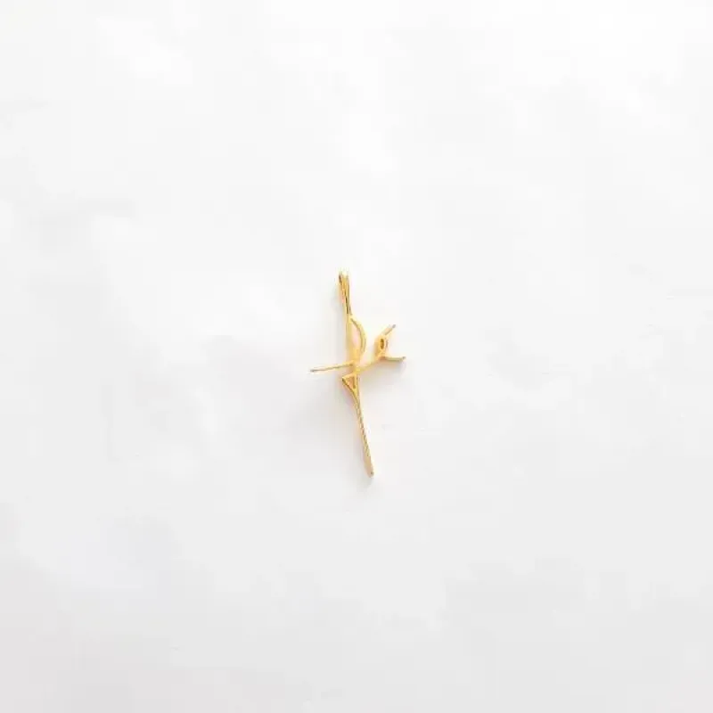 PINGENTE DOURADO FÉ