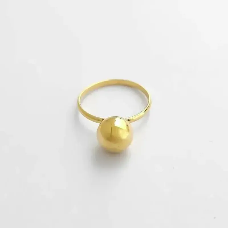 ANEL DOURADO BOLA