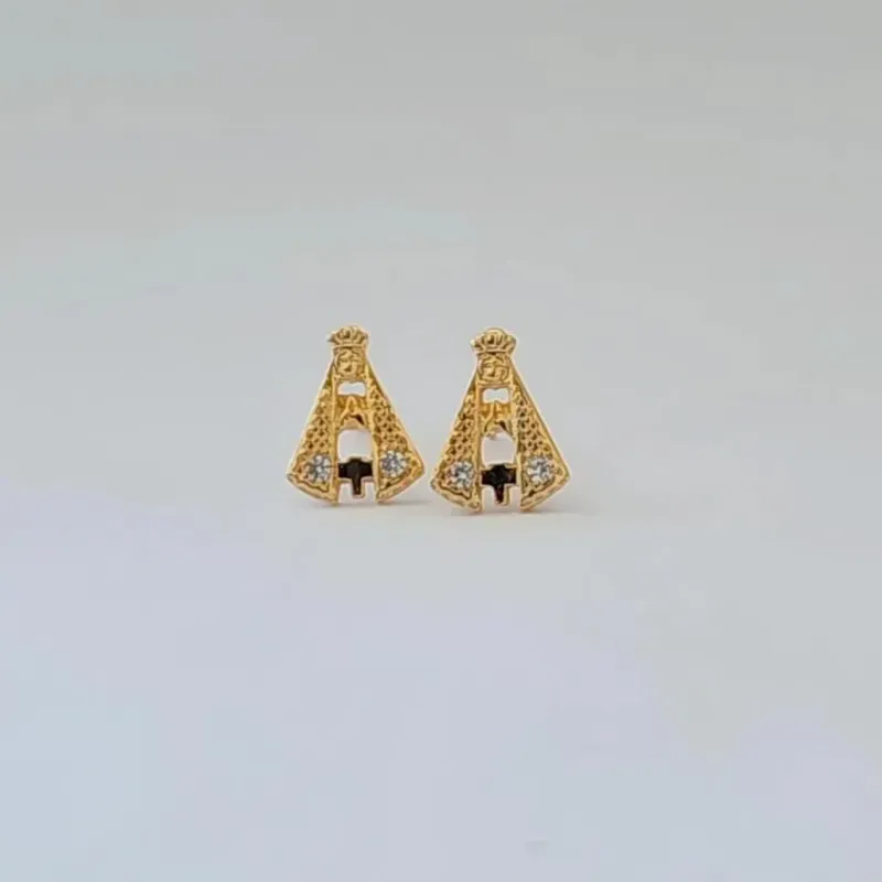 BRINCO NOSSA SENHORA APARECIDA DOURADA