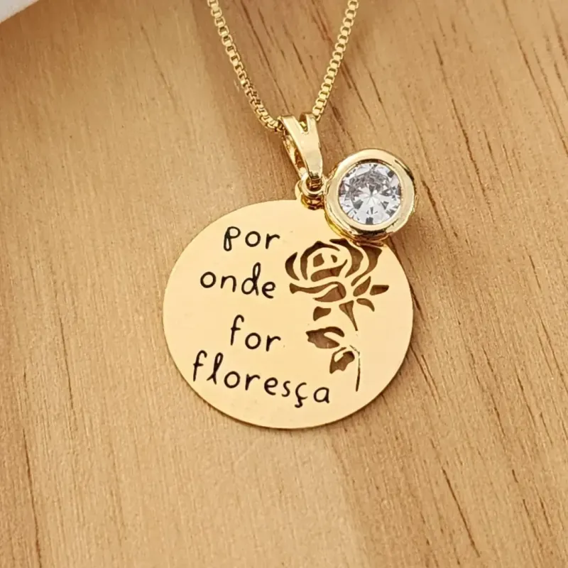COLAR VENEZIANA POR ONDE FOR, FLORESÇA