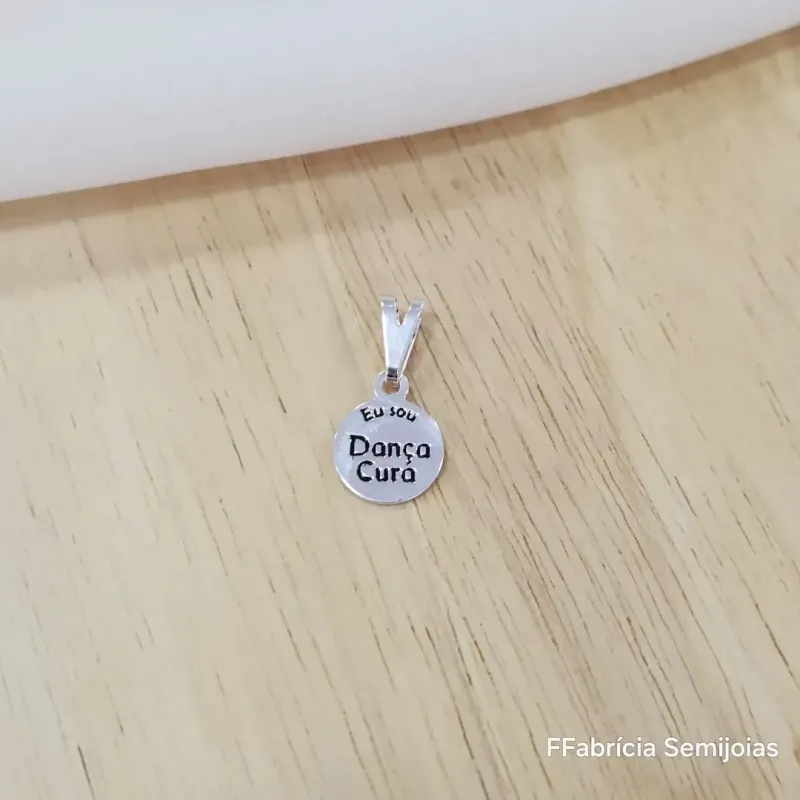PINGENTE MANDALA EU SOU DANÇA CURA P-1CM