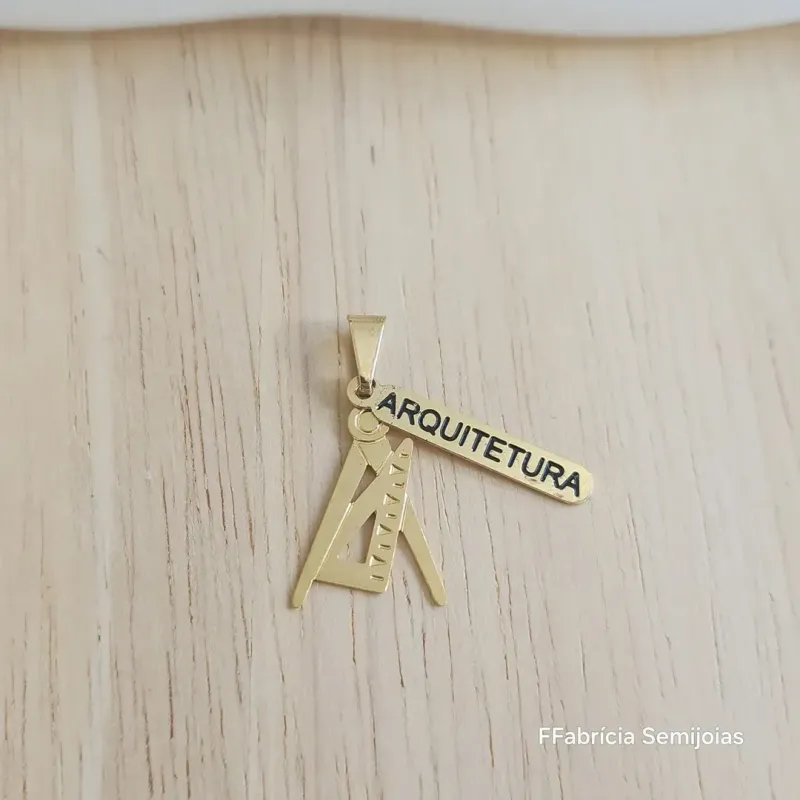 PINGENTE PROFISSÃO ARQUITETURA