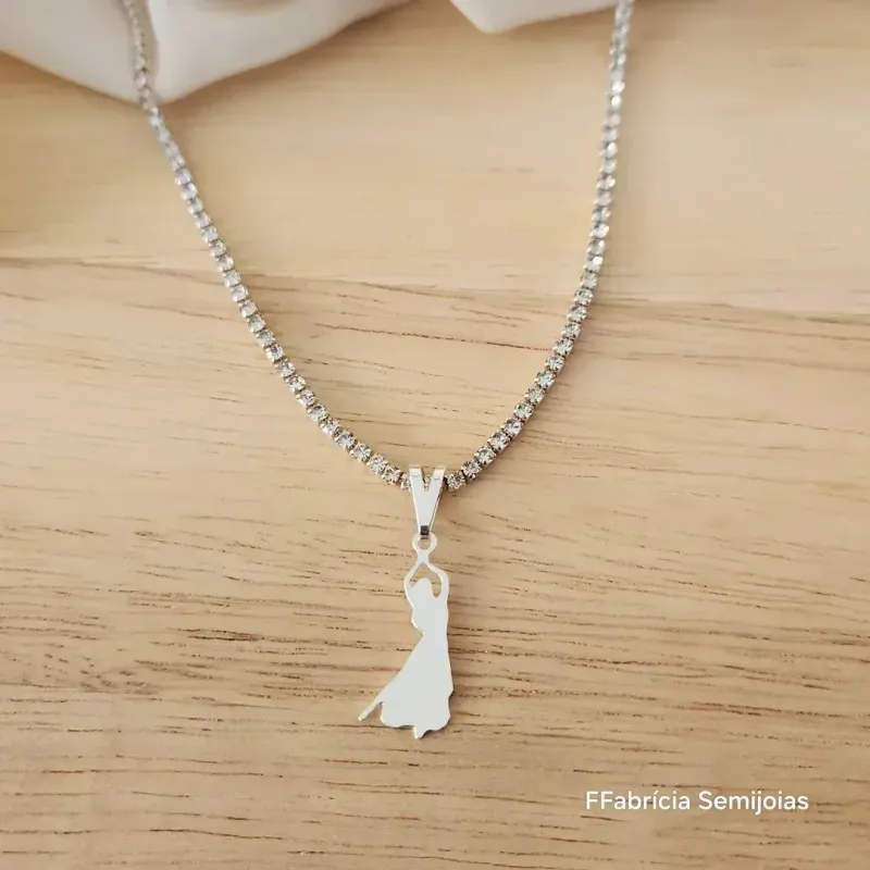 COLAR CHOKER RIVIERA PINGENTE DANÇARINA M