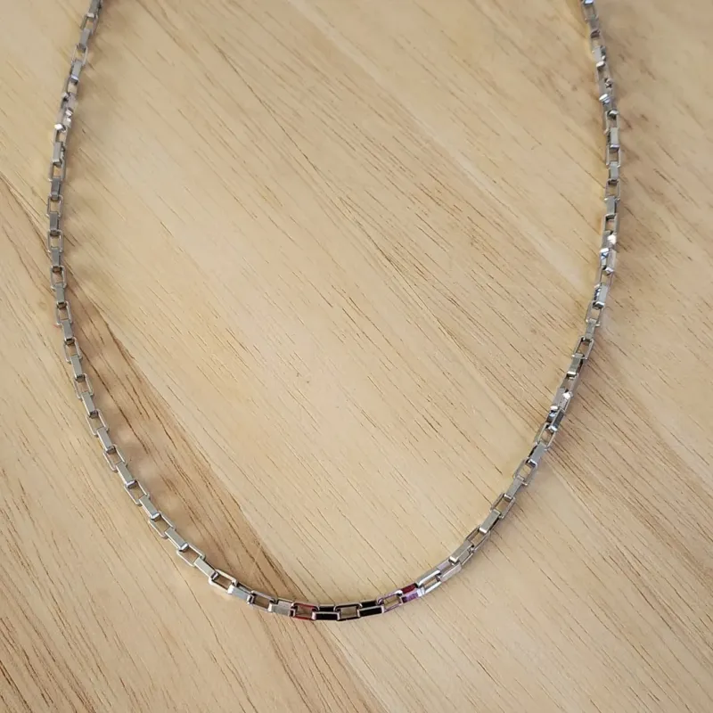 COLAR AÇO  MASCULINO CART 60CM