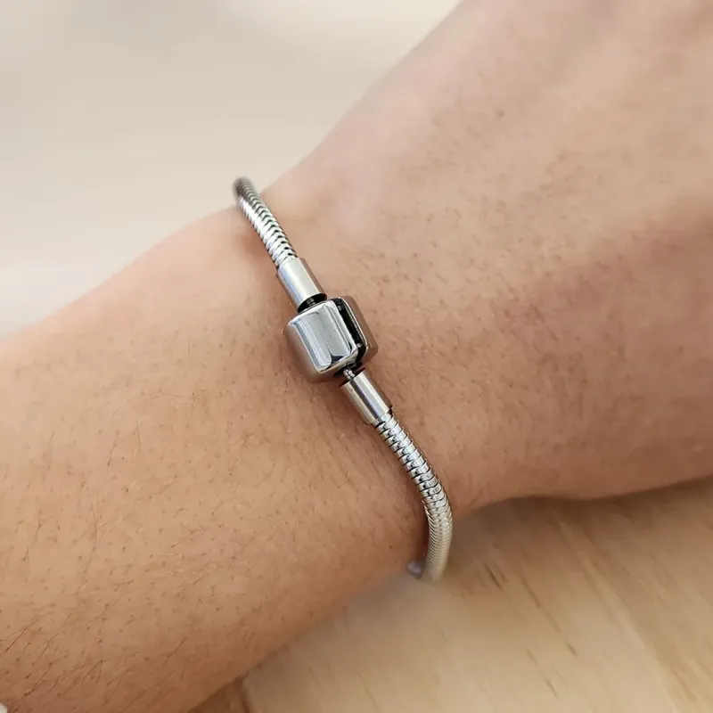 PULSEIRA AÇO PARA BERLOQUE FECHO REDONDO