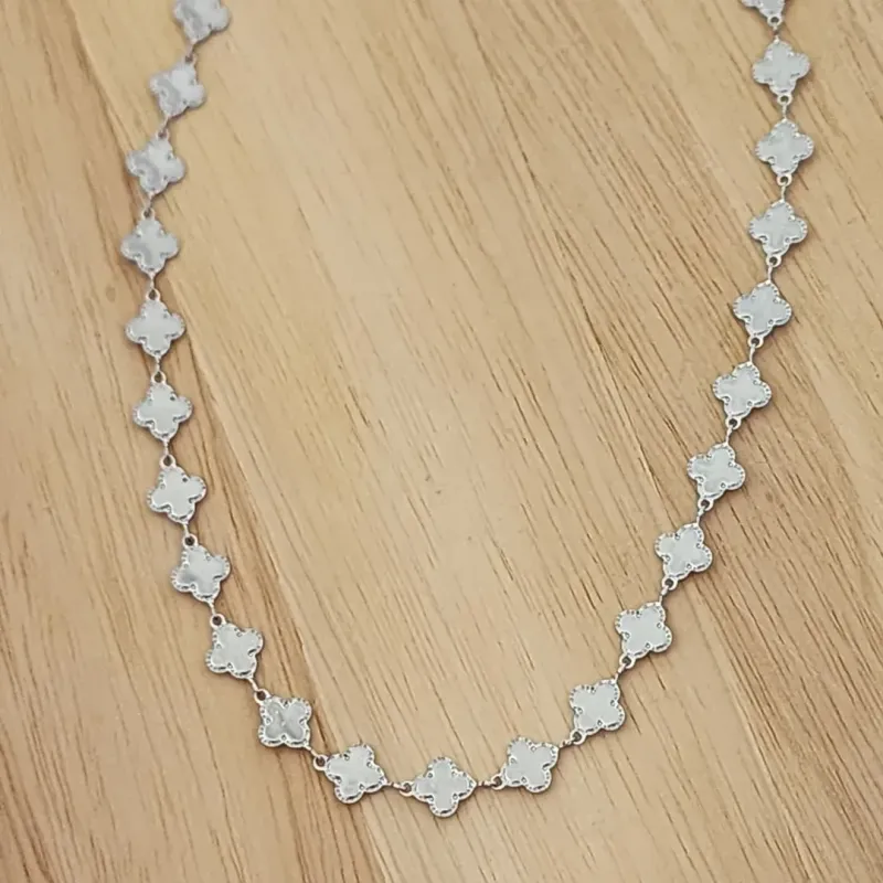 COLAR AÇO TREVOS 45+5CM