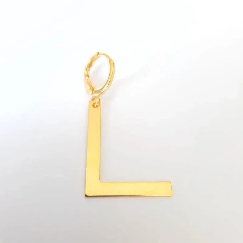 PINGENTE DOURADO LETRA L