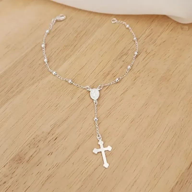 PULSEIRA TERÇO COM BOLINHAS