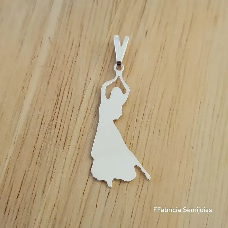 PINGENTE DANÇARINA 3CM