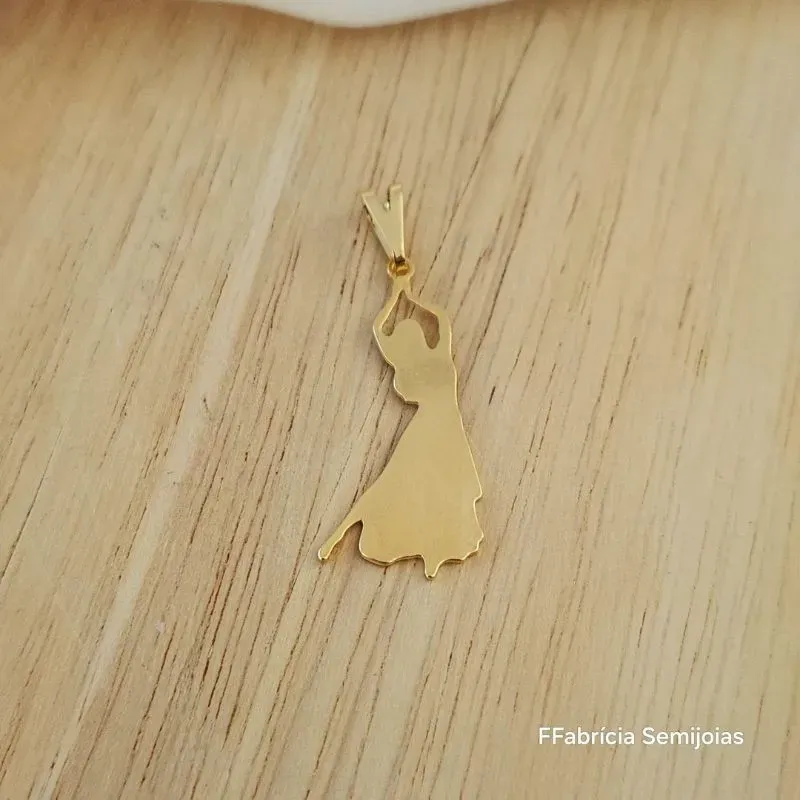 PINGENTE DANÇARINA 3CM