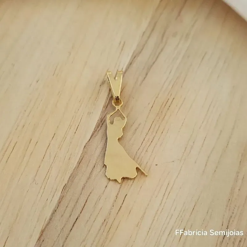 PINGENTE DANÇARINA 2CM