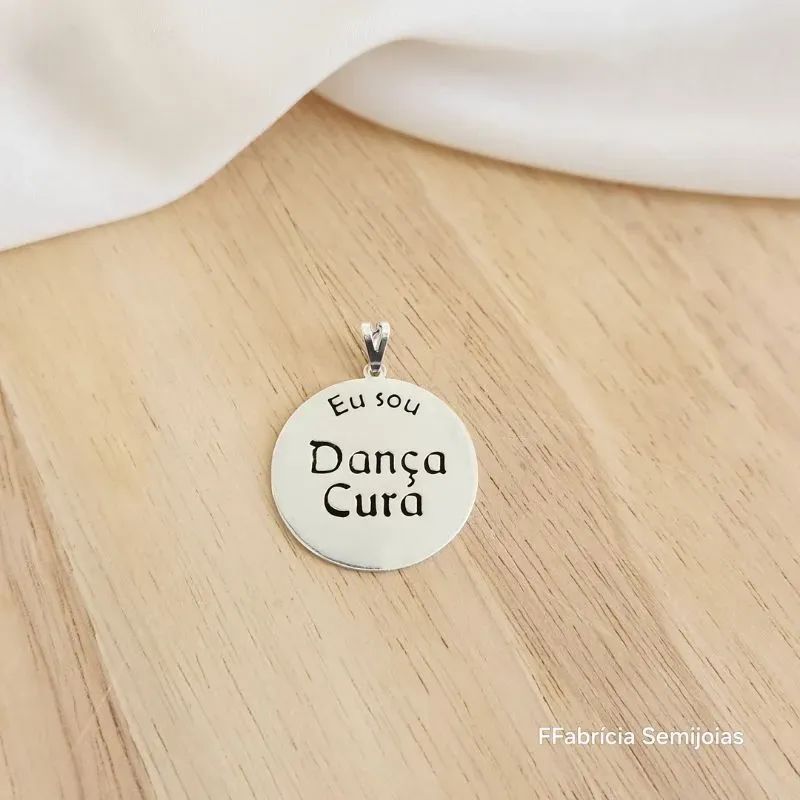 PINGENTE MANDALA EU SOU DANÇA CURA M-3CM