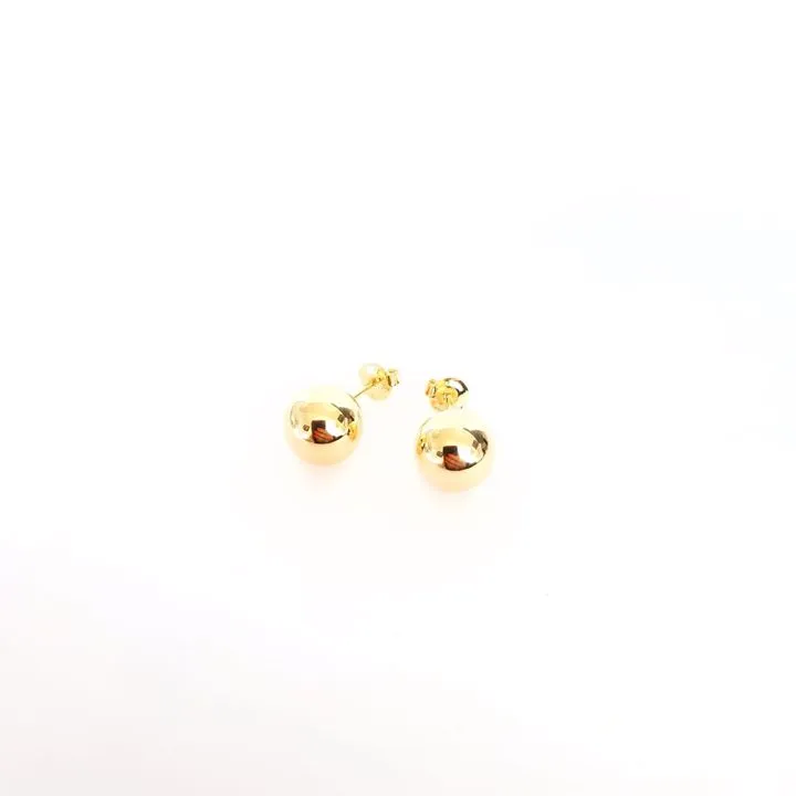 BRINCO DOURADO BOLA LISA