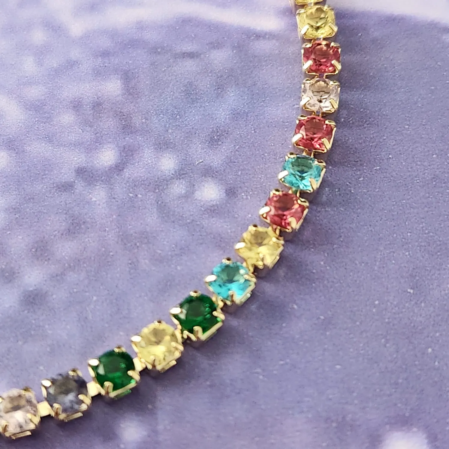PULSEIRA RIVIERA ZIRCÔNIAS COLORIDAS