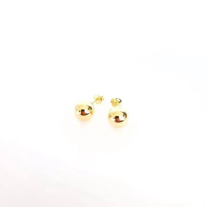 BRINCO DOURADO BOLA LISA