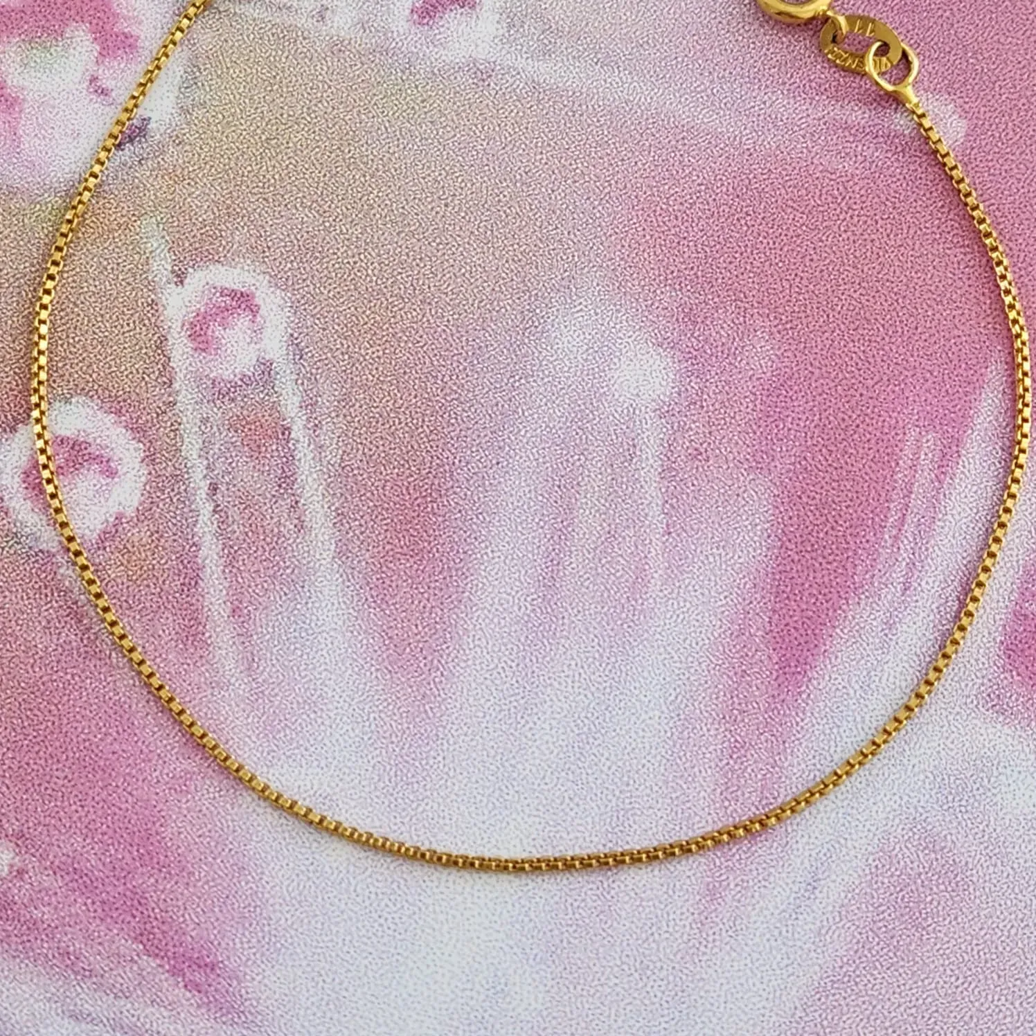 PULSEIRA DOURADA VENEZIANA 18CM