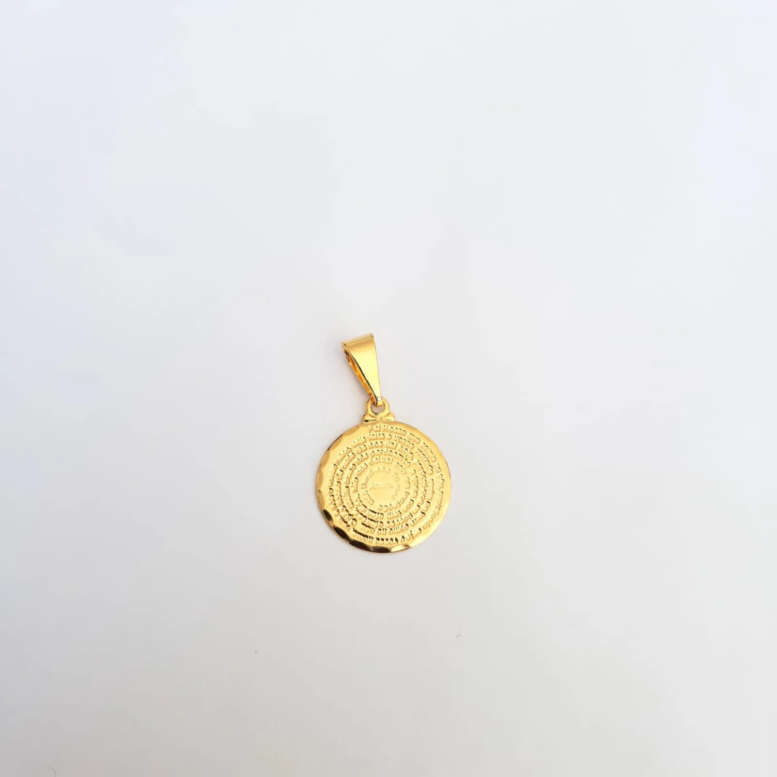 PINGENTE DOURADO PAI NOSSO 1,5CM