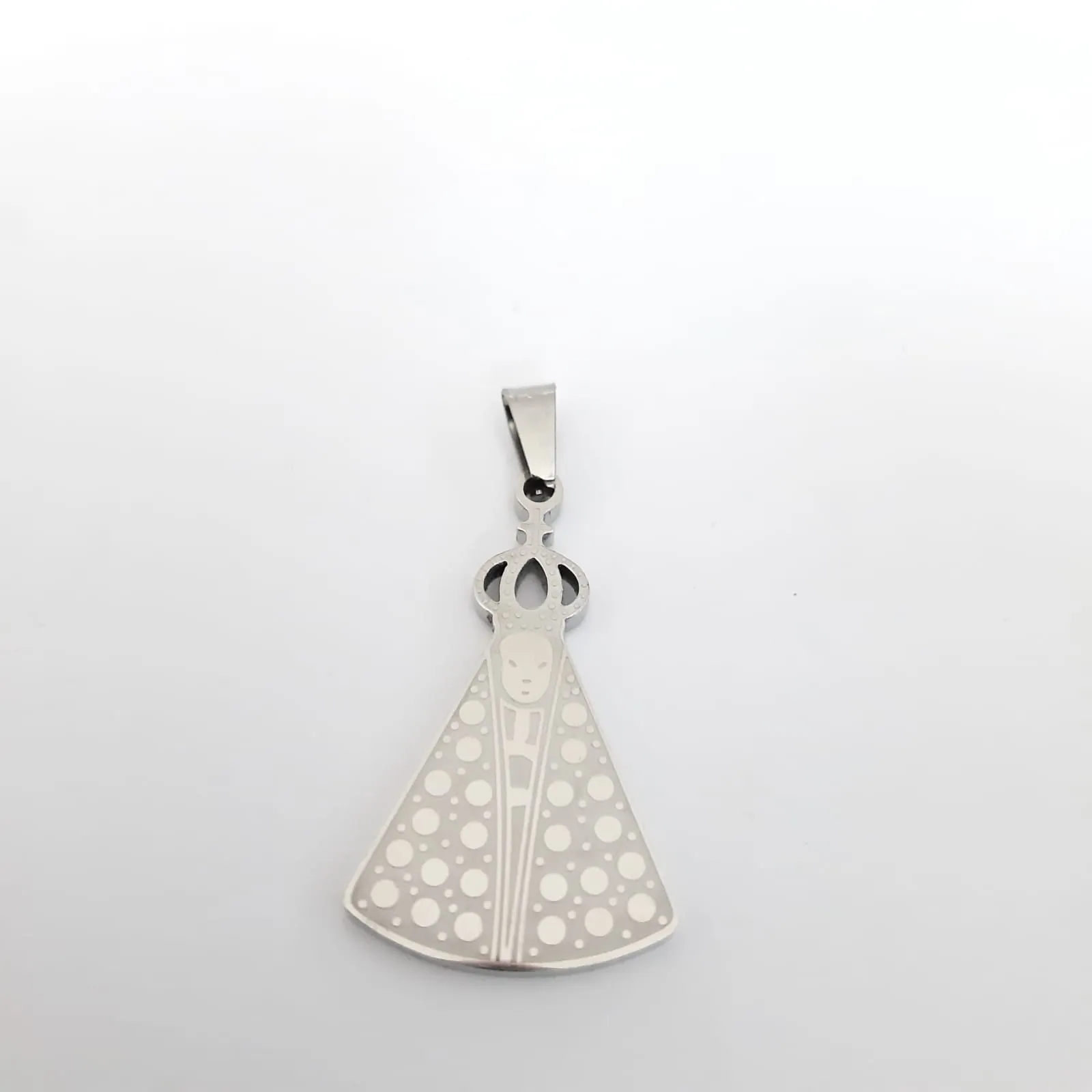 PINGENTE AÇO NOSSA SENHORA APARECIDA 4CM