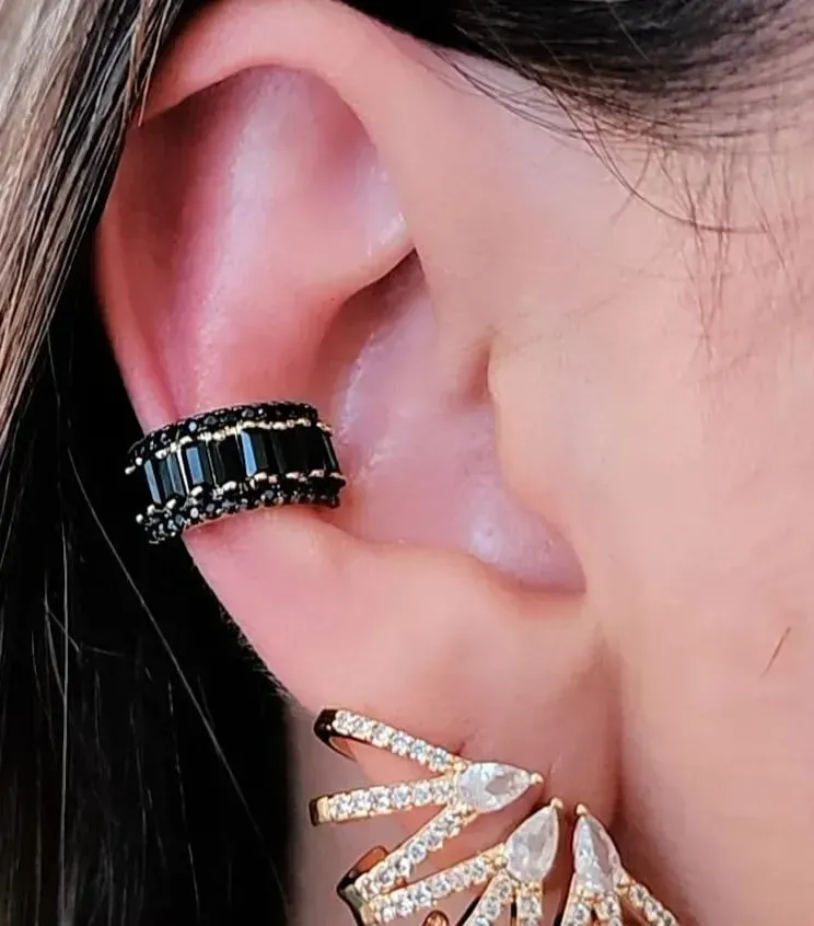 BRINCO PIERCING FAKE NAVETES NEGRAS