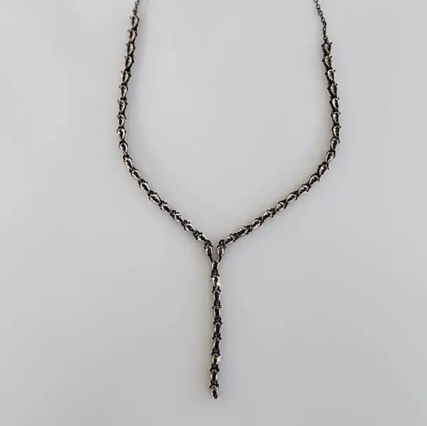 COLAR RÓDIO NEGRO ZRICÔNIAS CITRINO
