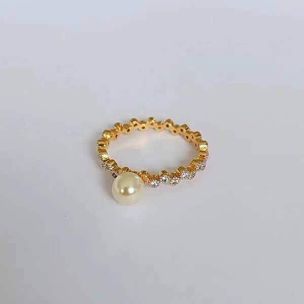 ANÉL DOURADO CRAVEJADO PÉROLA