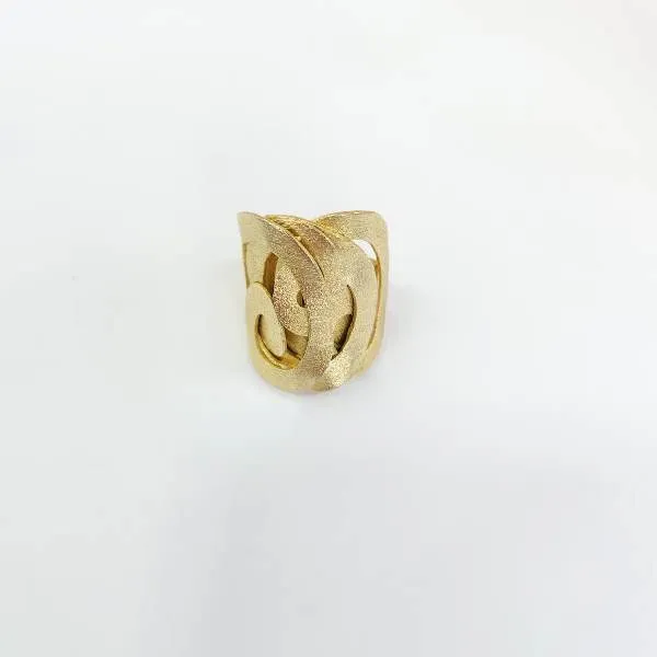 ANEL DOURADO FOSCO DETALHES