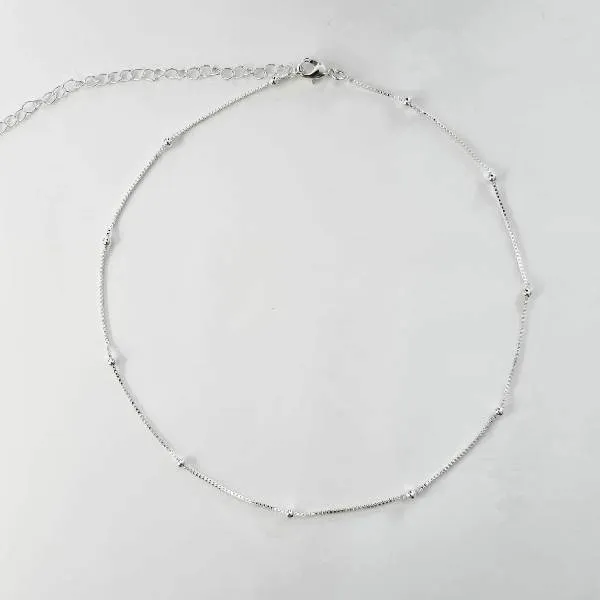 COLAR BOLINHAS 35+10CM