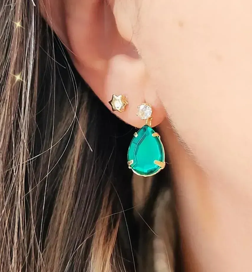 BRINCO DOURADO GOTA