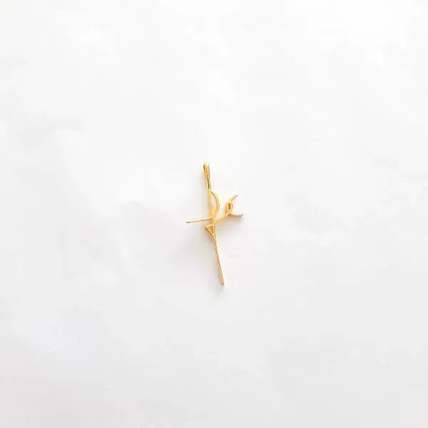 PINGENTE DOURADO FÉ