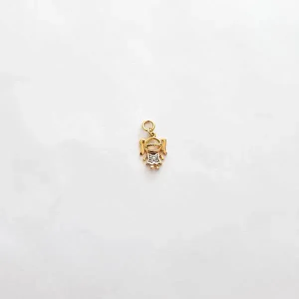 PINGENTE DOURADO MENINA