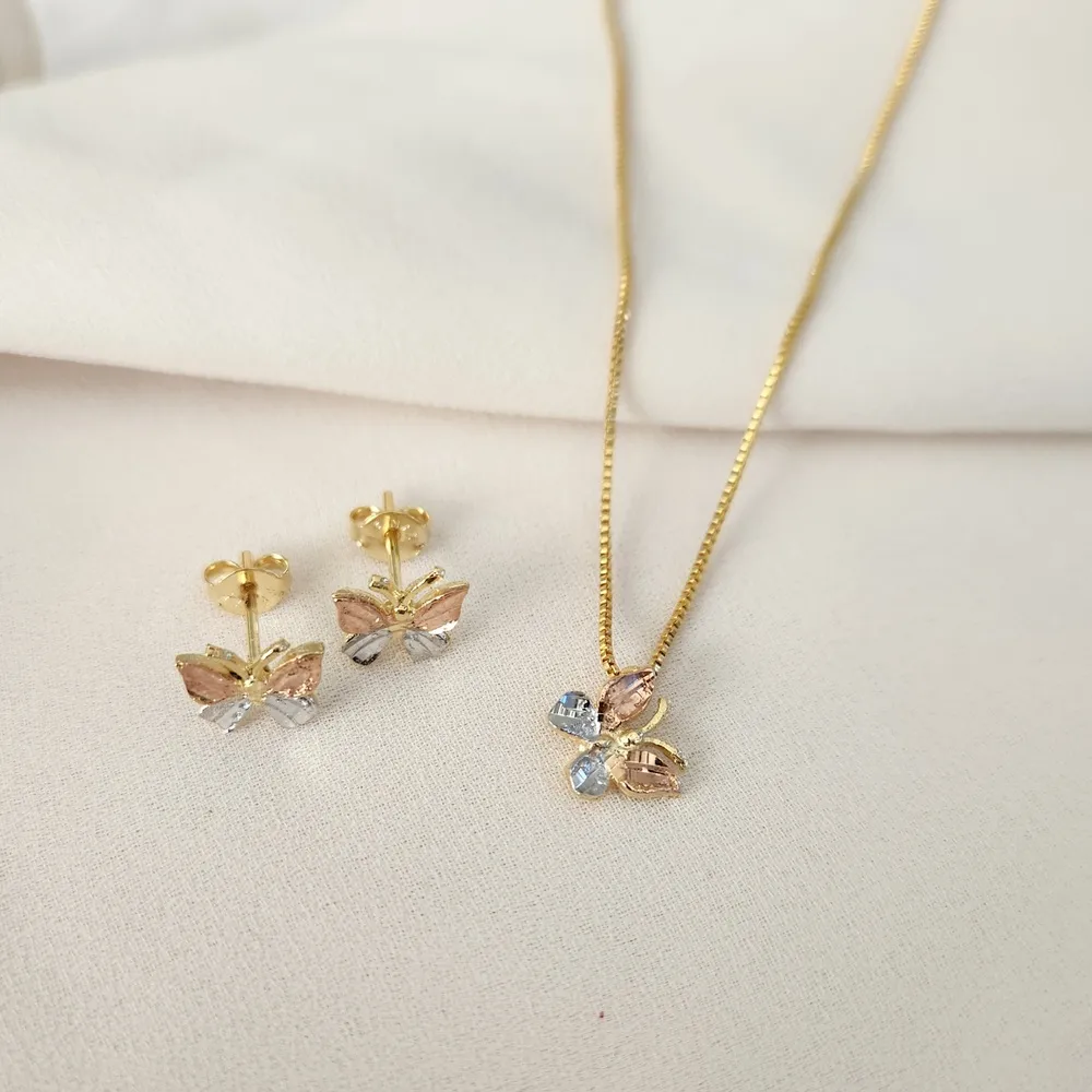 CONJUNTO BORBOLETAS TRÊS BANHOS DO OURO