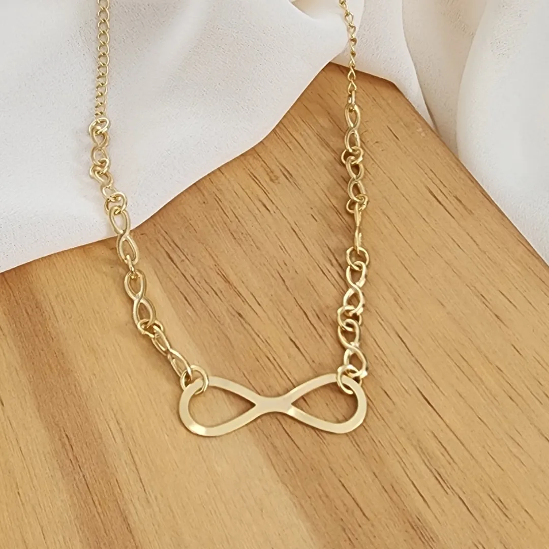COLAR DOURADO INFINITO
