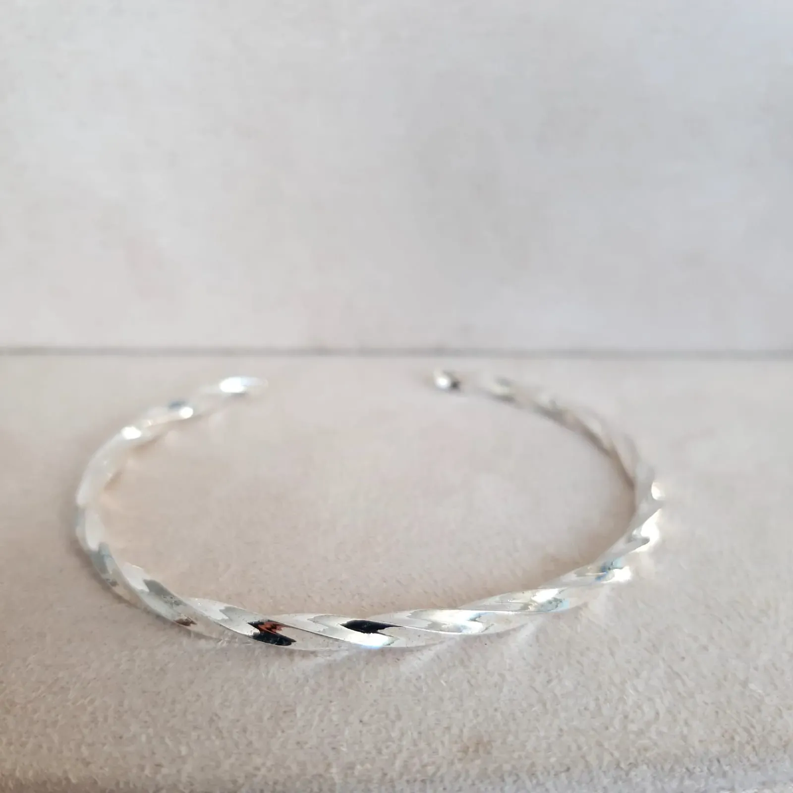 BRACELETE BANHO PRATA TUDO TRANÇADO