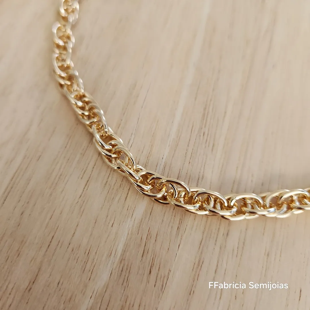 COLAR GARGANTILHA CHOKER CORRENTE 35 CM