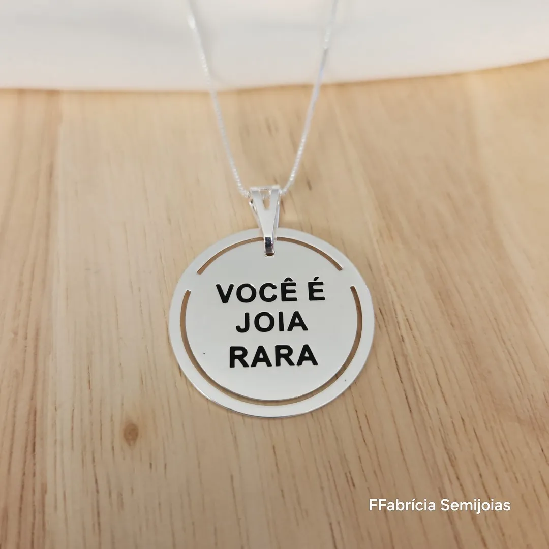 COLAR MANDALA MARCADOR DE PÁGINA VOCÊ É JOIA RARA