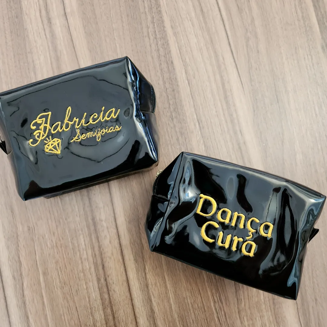 NECESSAIRE PRETA FFABRICIA SEMIJOIAS E DANÇA CURA BRILHO