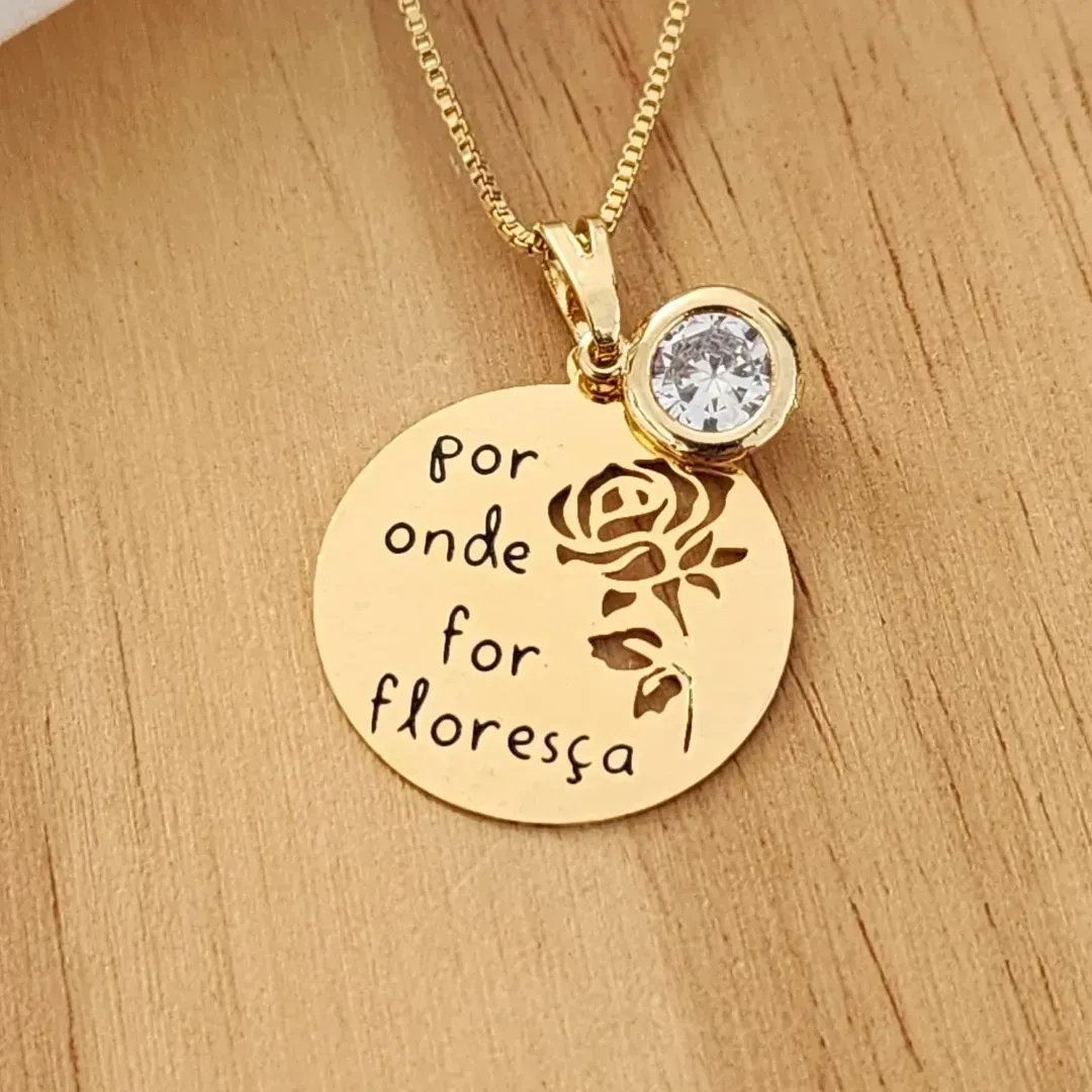 COLAR VENEZIANA POR ONDE FOR, FLORESÇA