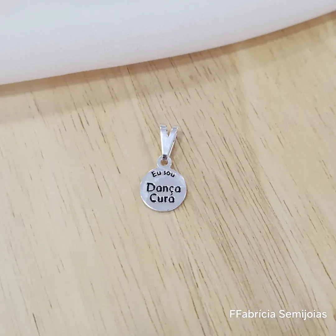 PINGENTE MANDALA EU SOU DANÇA CURA P-1CM