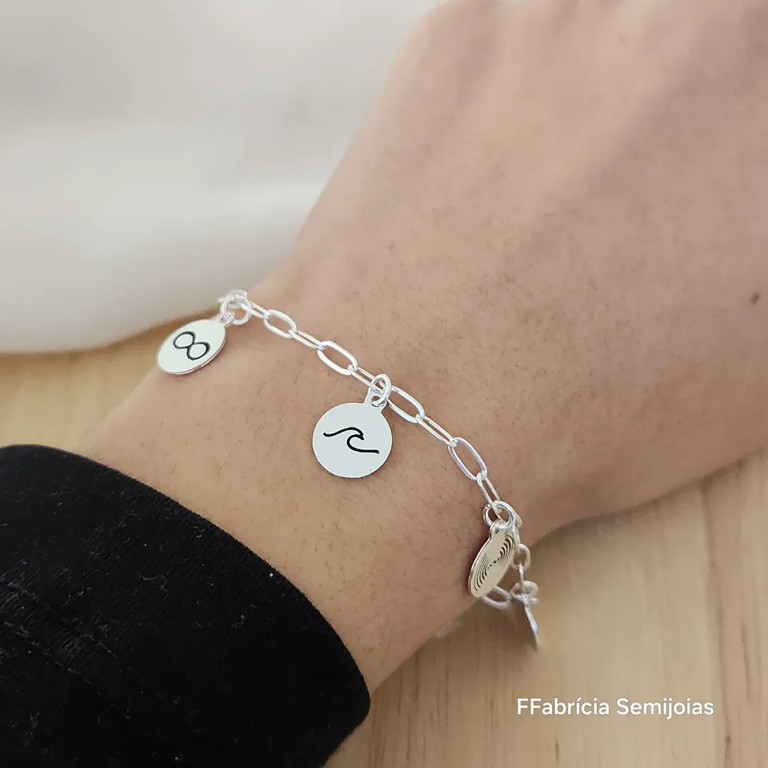 PULSEIRA CARTI PINGENTES DANÇA CURA E 7 PILARES DANÇA CURA