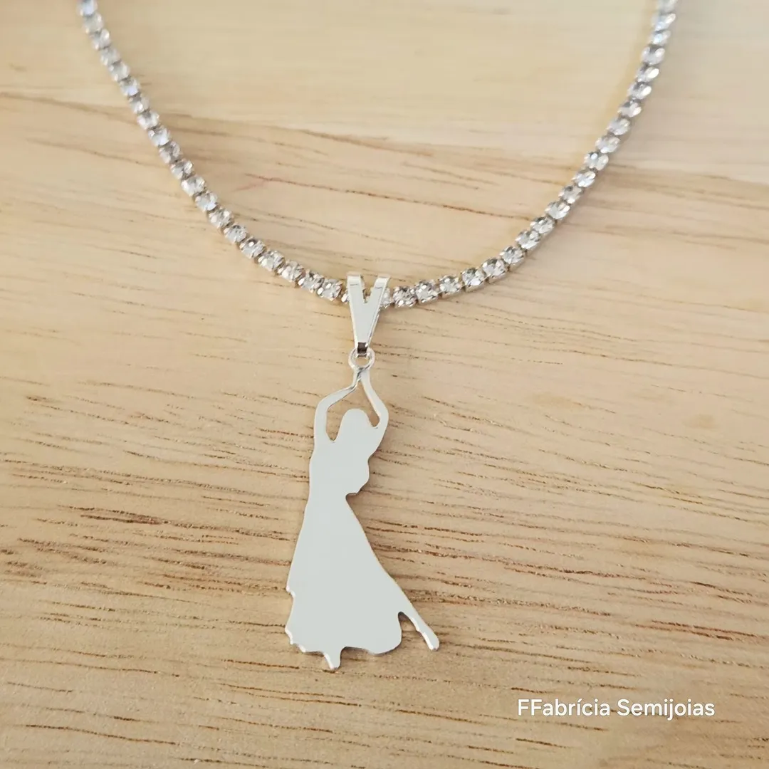 COLAR CHOCKER RIVIERA PINGENTE DANÇARINA G