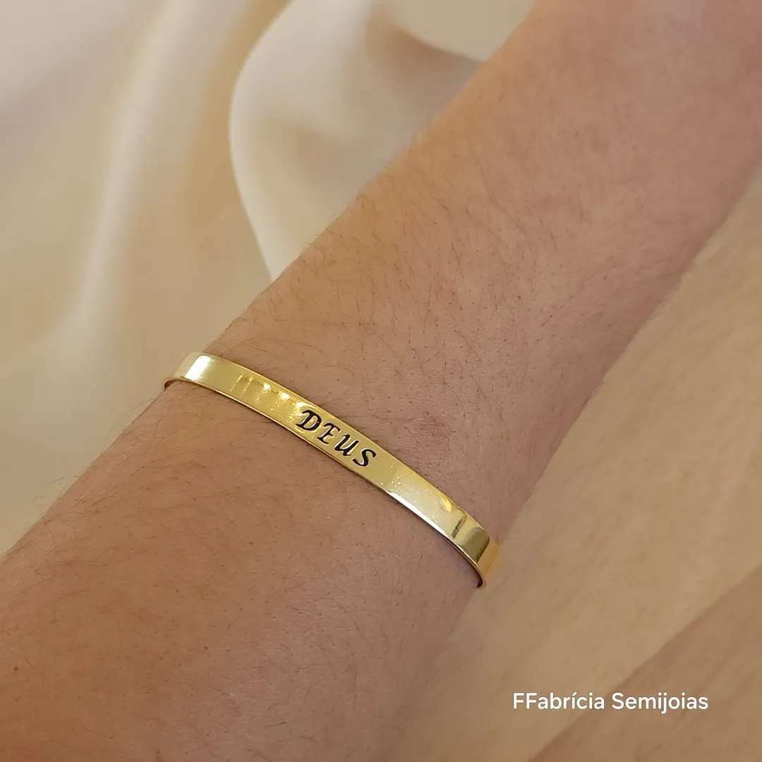 BRACELETE GRAVAÇÃO DEUS