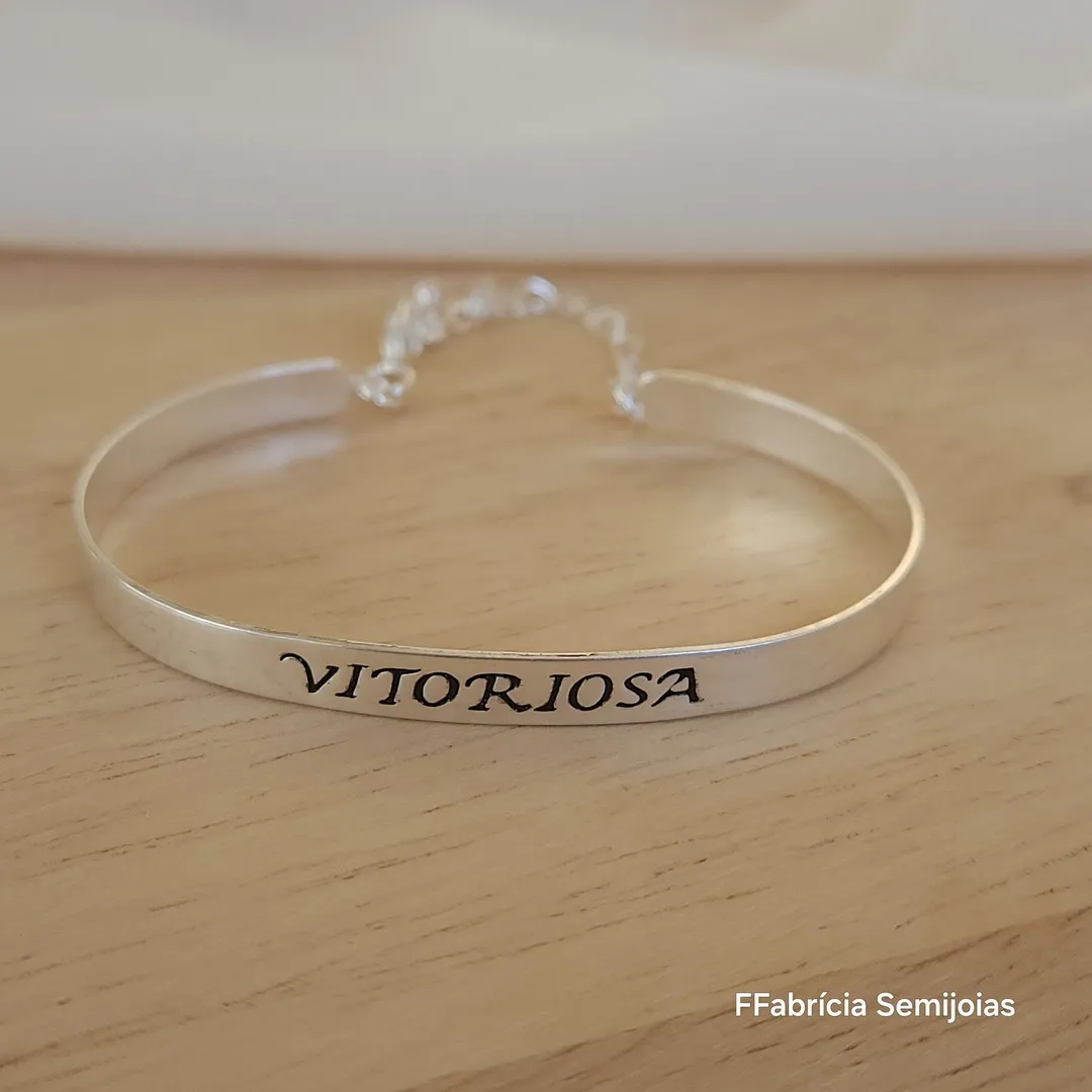 BRACELETE GRAVAÇÃO VITORIOSA