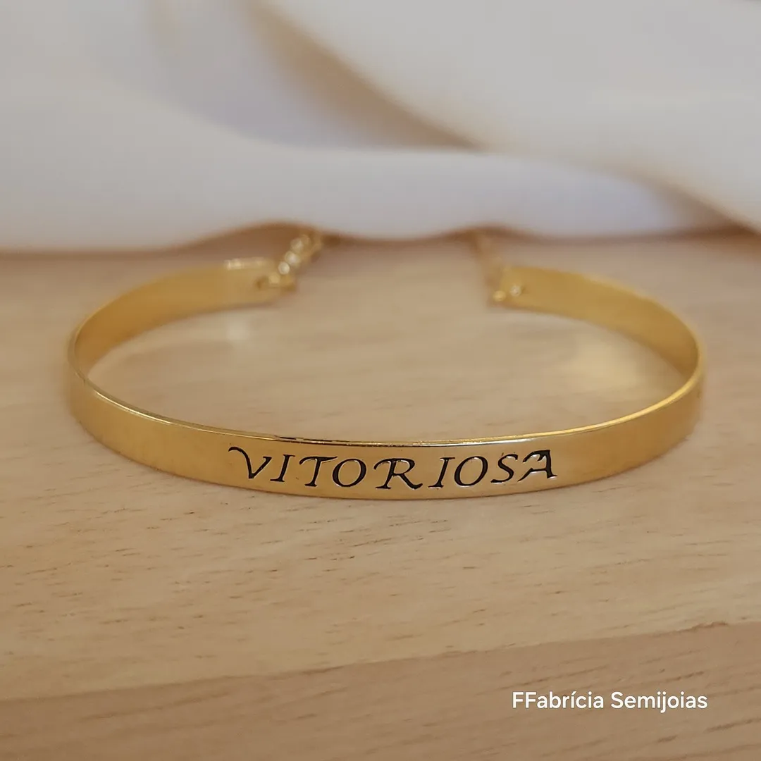 BRACELETE GRAVAÇÃO VITORIOSA