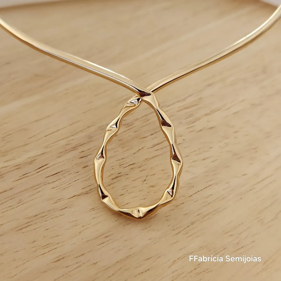 COLAR GARGANTINHA CHOKER GOTA ORGANICO